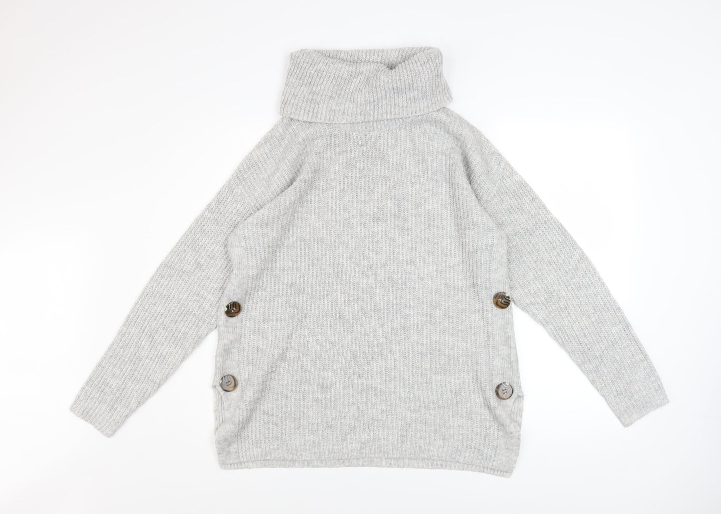 Womens UK Size M TU Grey Pullover Jumper
