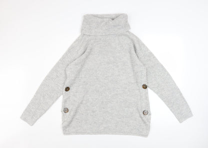 Womens UK Size M TU Grey Pullover Jumper
