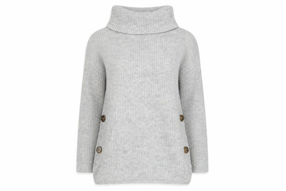 Womens UK Size M TU Grey Pullover Jumper