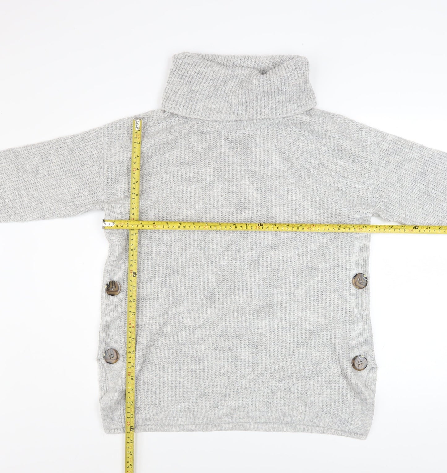 Womens UK Size M TU Grey Pullover Jumper