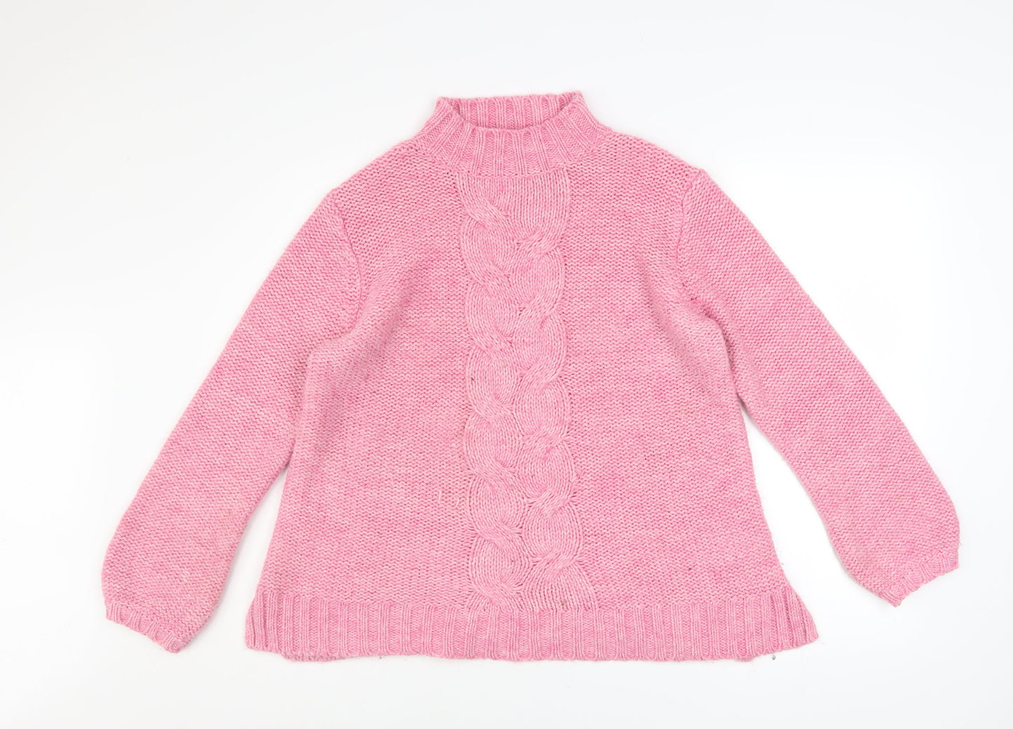 Womens UK Size 12 Ellos Pink Pullover Jumper
