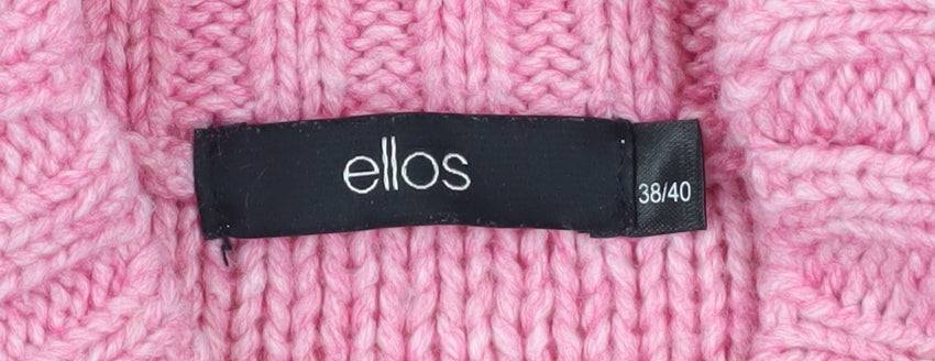 Womens UK Size 12 Ellos Pink Pullover Jumper