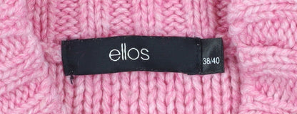 Womens UK Size 12 Ellos Pink Pullover Jumper