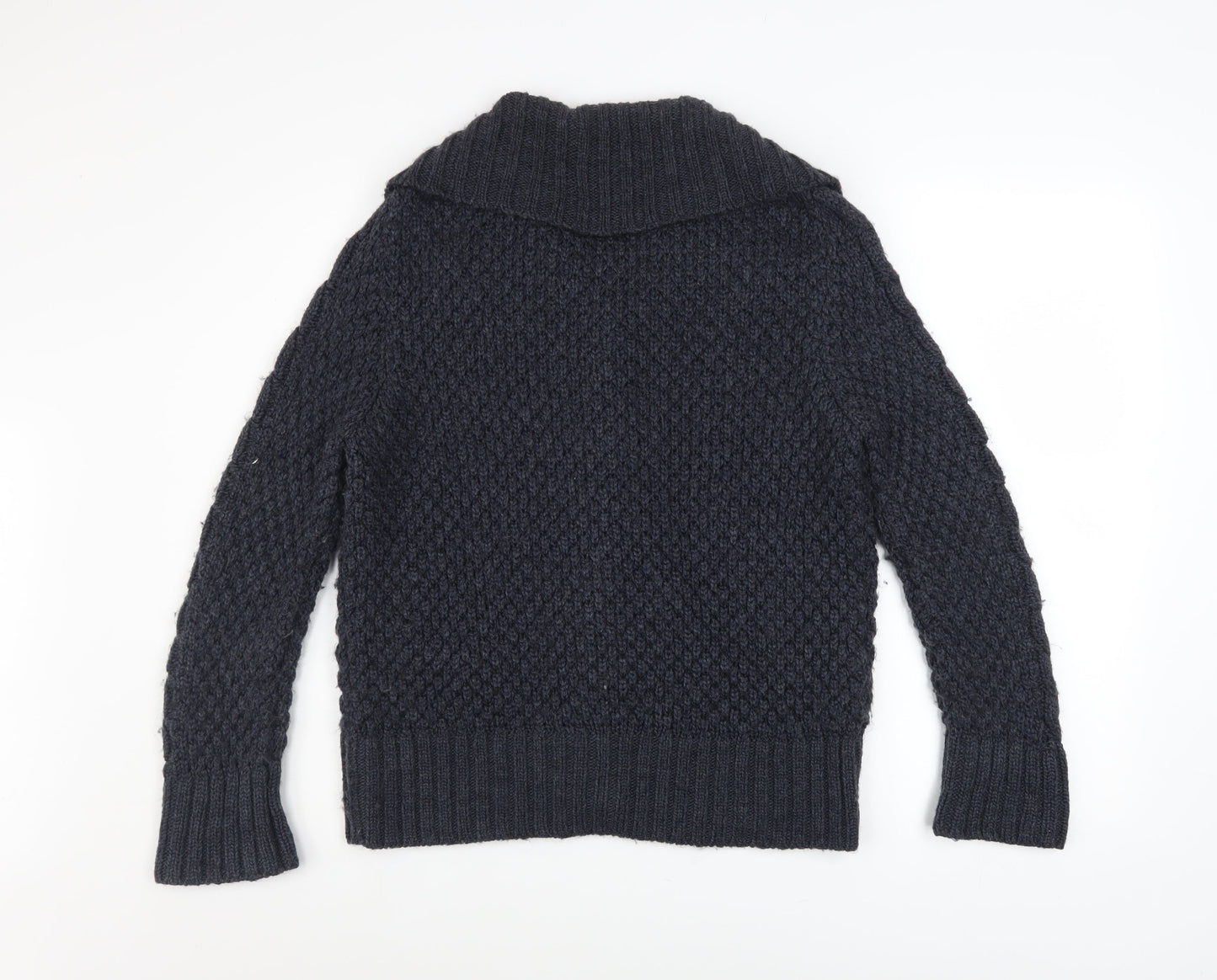 Womens UK Size S Marks and Spencer Blue Cardigan Jumper