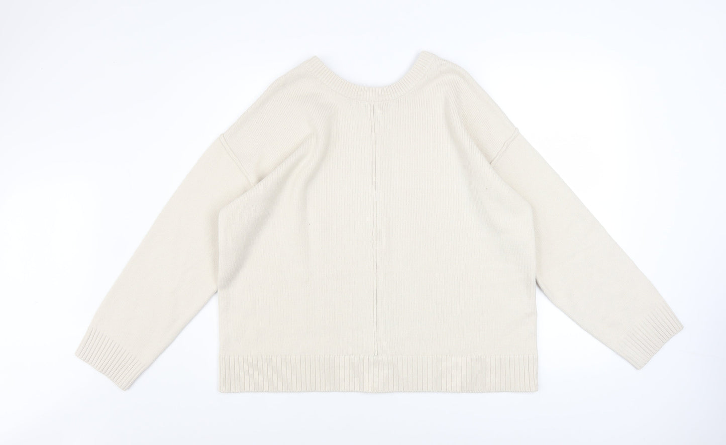 Womens UK Size XL GU Ivory Cardigan Jumper