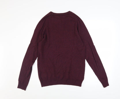 Mens UK Size XS NEXT Red Pullover Jumper