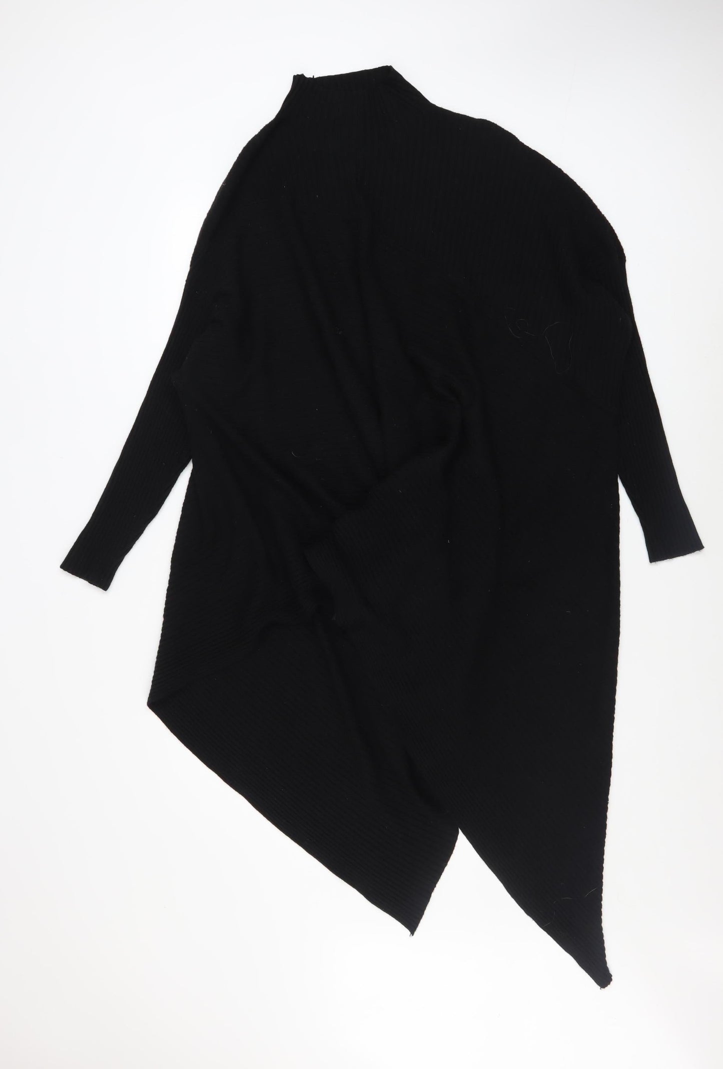 Womens UK Size One Size Moocci Black Cape Jumper