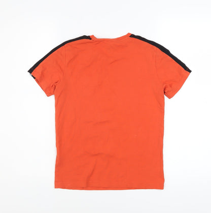 Boys UK Size 12 Years Emporio Armani Orange Basic T-Shirt