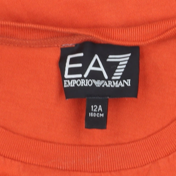 Boys UK Size 12 Years Emporio Armani Orange Basic T-Shirt