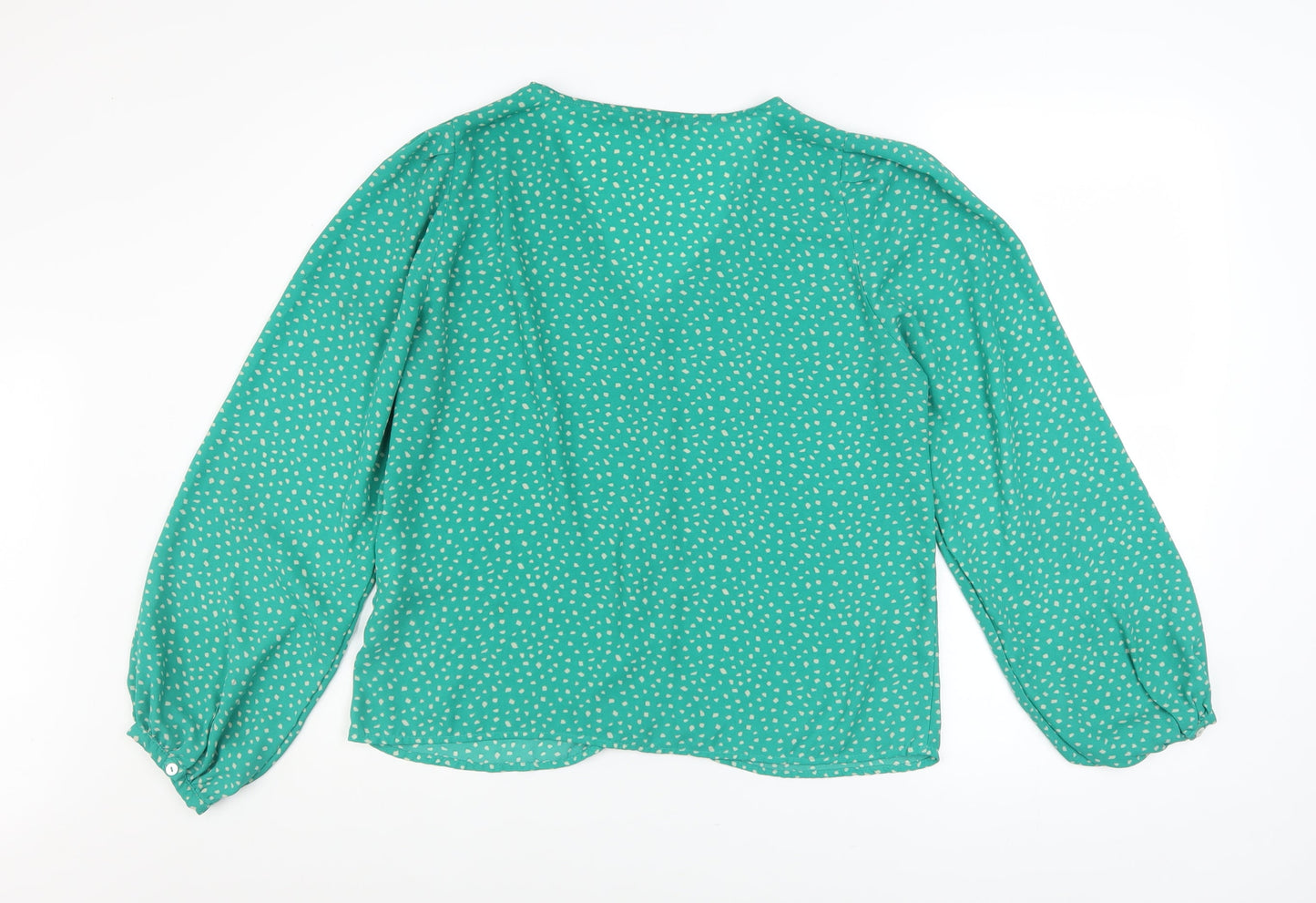 Womens UK Size M Only Green Basic Blouse
