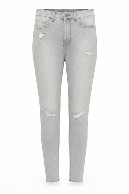 Womens UK Size 10 Marks and Spencer Regular Fit Skinny Grey Jeans