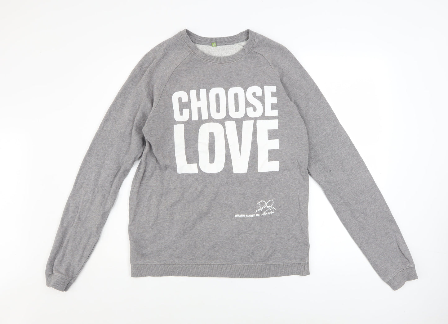 Womens UK Size S Rapanui Grey Pullover Sweatshirt