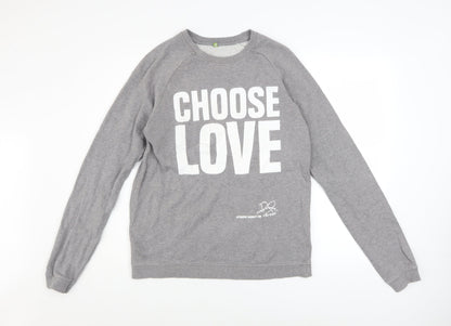 Womens UK Size S Rapanui Grey Pullover Sweatshirt