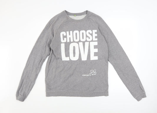 Womens UK Size S Rapanui Grey Pullover Sweatshirt