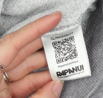Womens UK Size S Rapanui Grey Pullover Sweatshirt