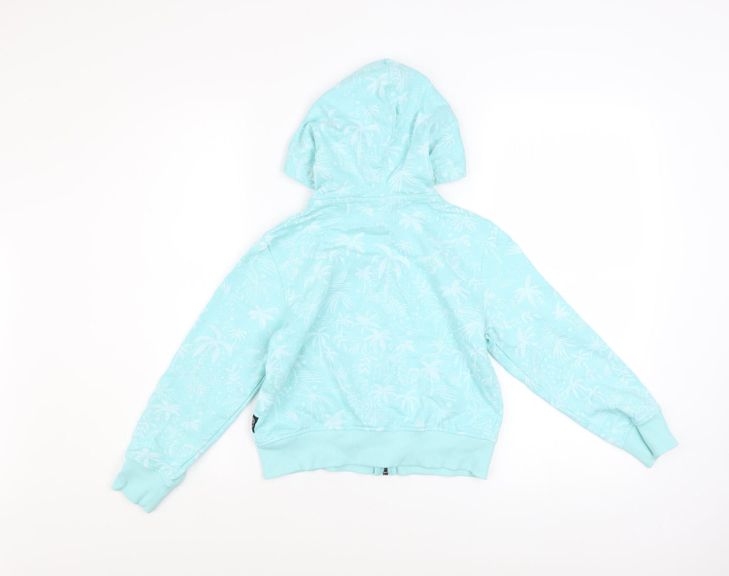 Girls UK Size 7-8 Years Saltrock Blue Full Zip Hoodie
