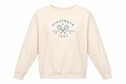 Womens UK Size 8 Slazenger Beige Pullover Sweatshirt