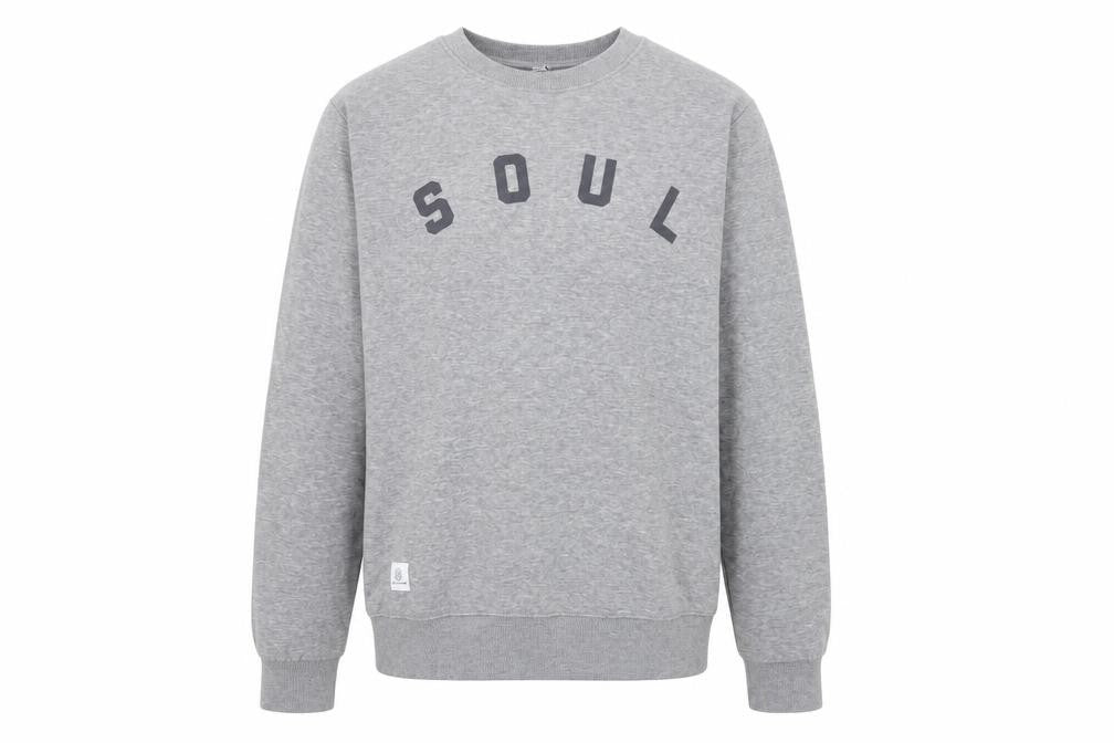 Mens UK Size L Soul Survivor Grey Pullover Sweatshirt