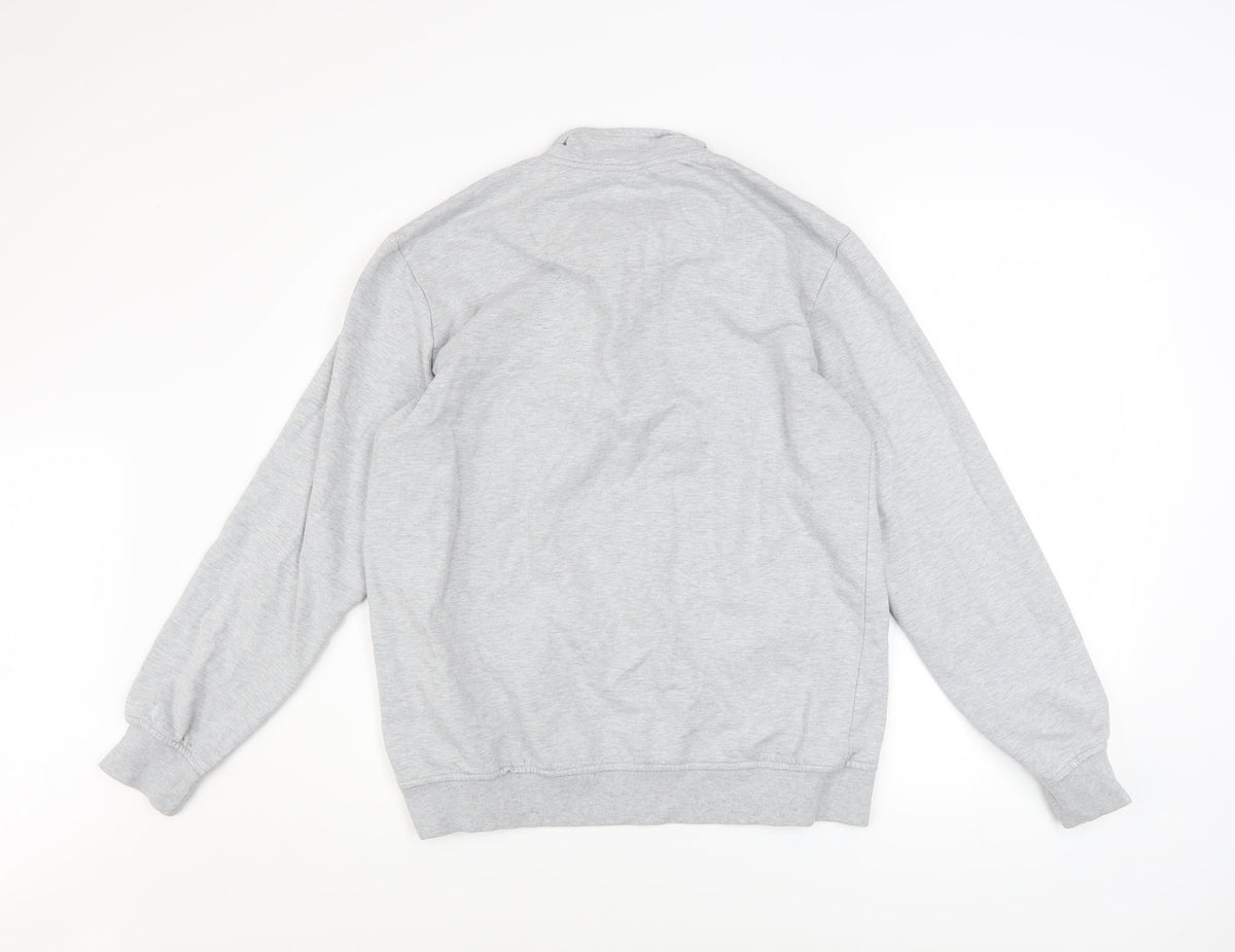 Mens UK Size XL TeamSpirit Grey Pullover Sweatshirt