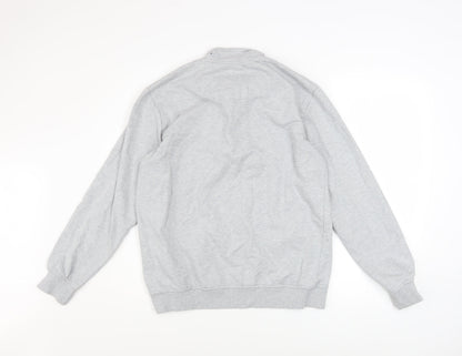 Mens UK Size XL TeamSpirit Grey Pullover Sweatshirt