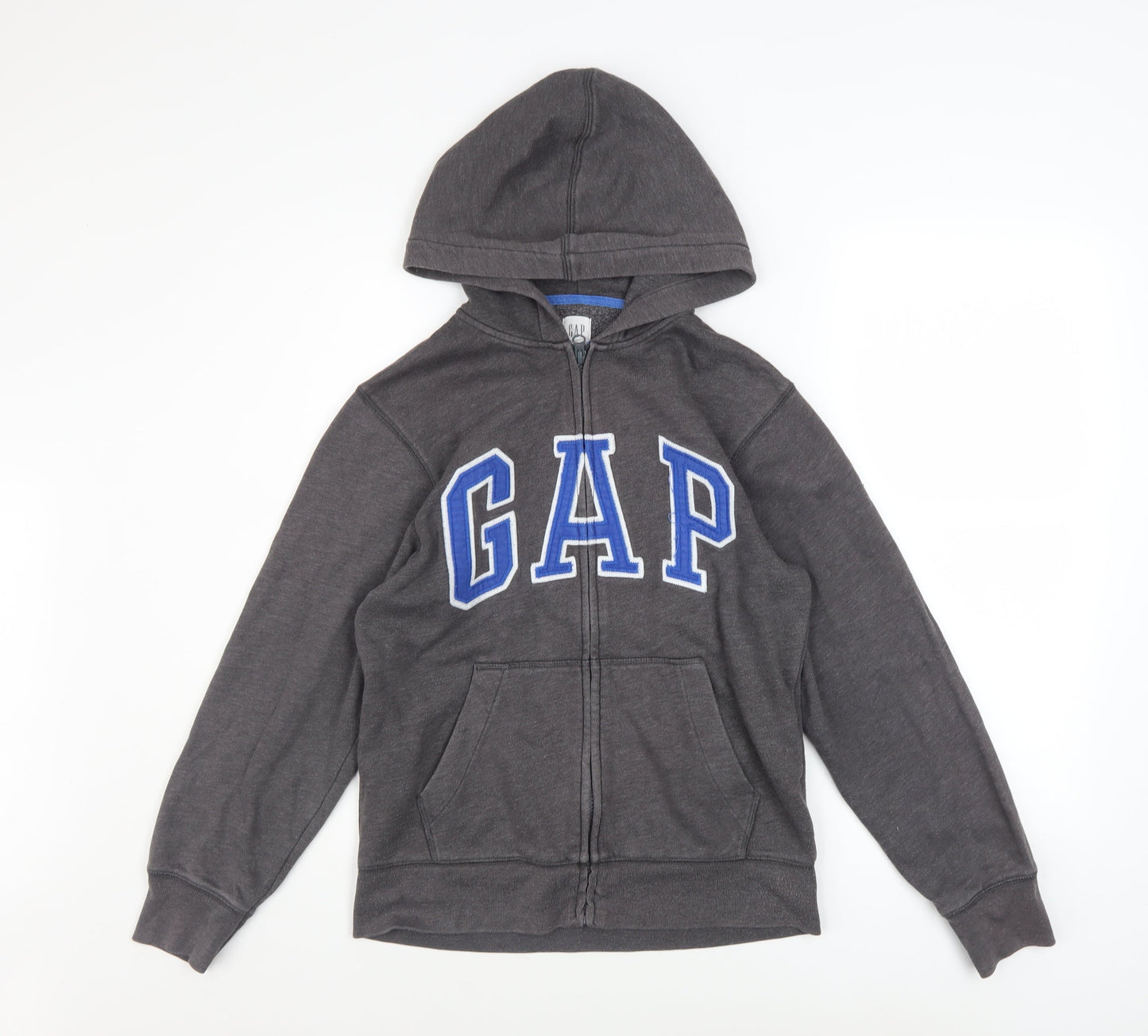 Boys UK Size 12-13 Years Gap Grey Full Zip Hoodie