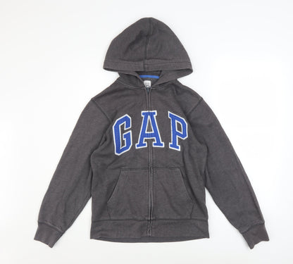 Boys UK Size 12-13 Years Gap Grey Full Zip Hoodie