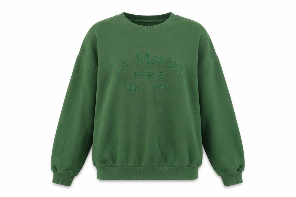 Womens UK Size M Stradivarius Green Pullover Sweatshirt