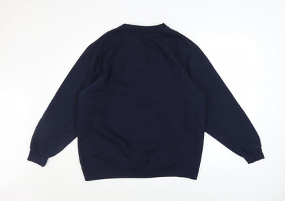 Mens UK Size S The Simpsons Blue Pullover Sweatshirt