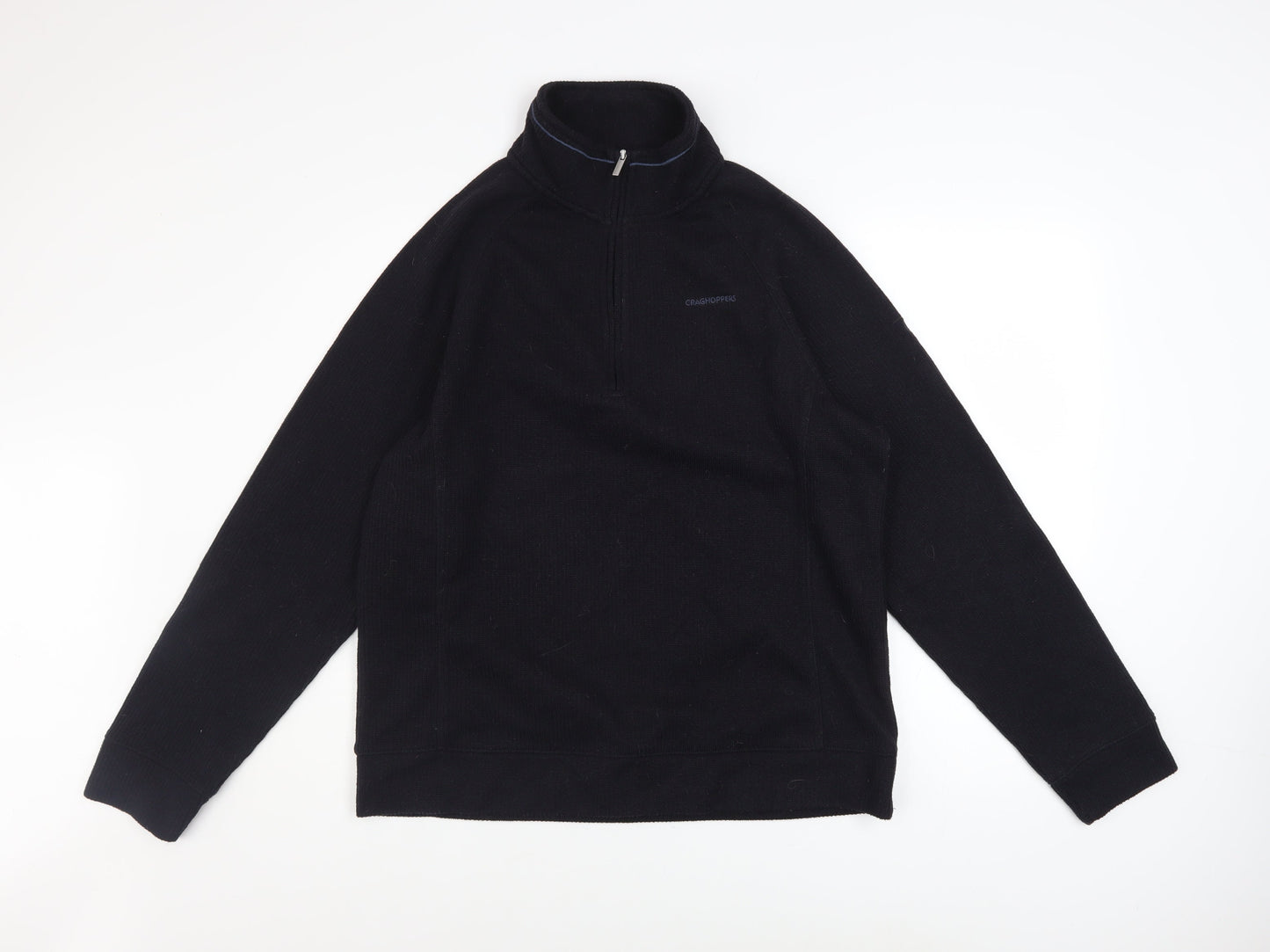 Mens UK Size L Craghoppers Black Pullover Sweatshirt
