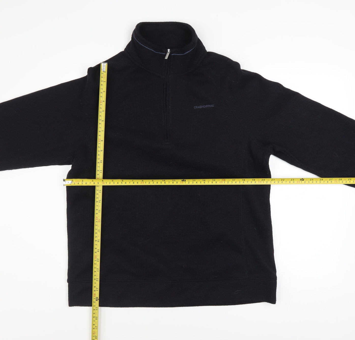 Mens UK Size L Craghoppers Black Pullover Sweatshirt