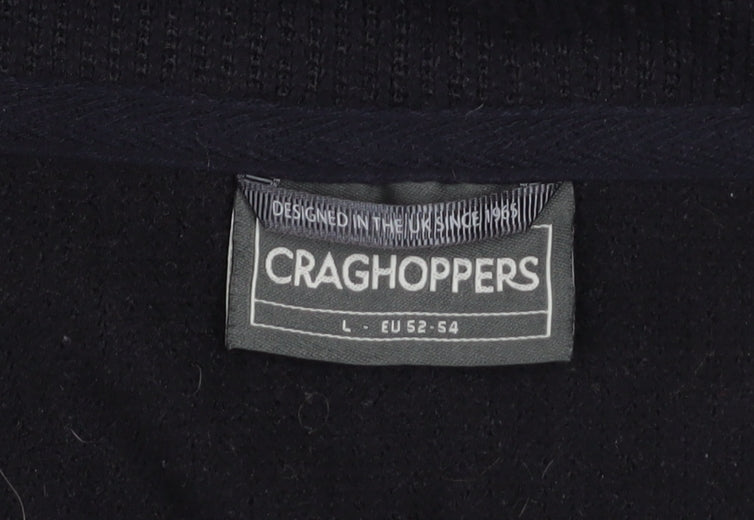 Mens UK Size L Craghoppers Black Pullover Sweatshirt