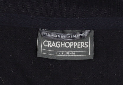 Mens UK Size L Craghoppers Black Pullover Sweatshirt