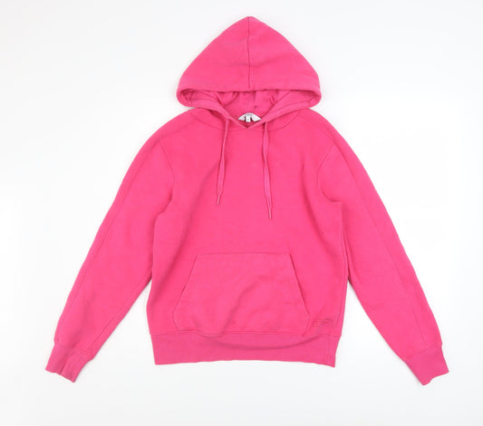 Womens UK Size XS NEXT Pink Pullover Hoodie
