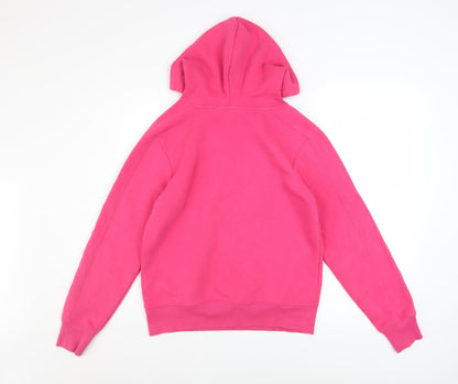 Womens UK Size XS NEXT Pink Pullover Hoodie