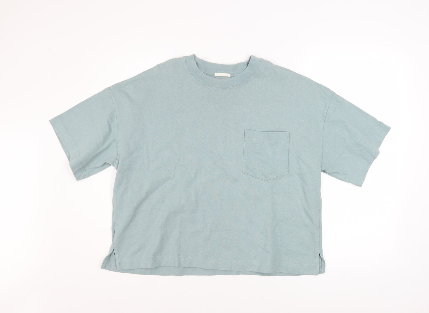 Womens UK Size XL GU Blue Basic T-Shirt