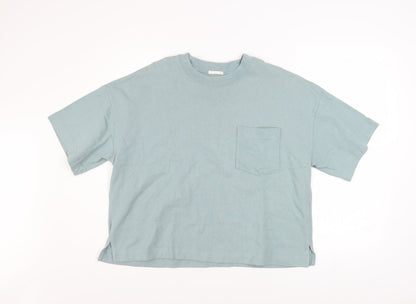 Womens UK Size XL GU Blue Basic T-Shirt