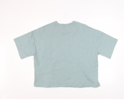 Womens UK Size XL GU Blue Basic T-Shirt