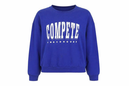 Womens UK Size M H&M Blue Pullover Sweatshirt