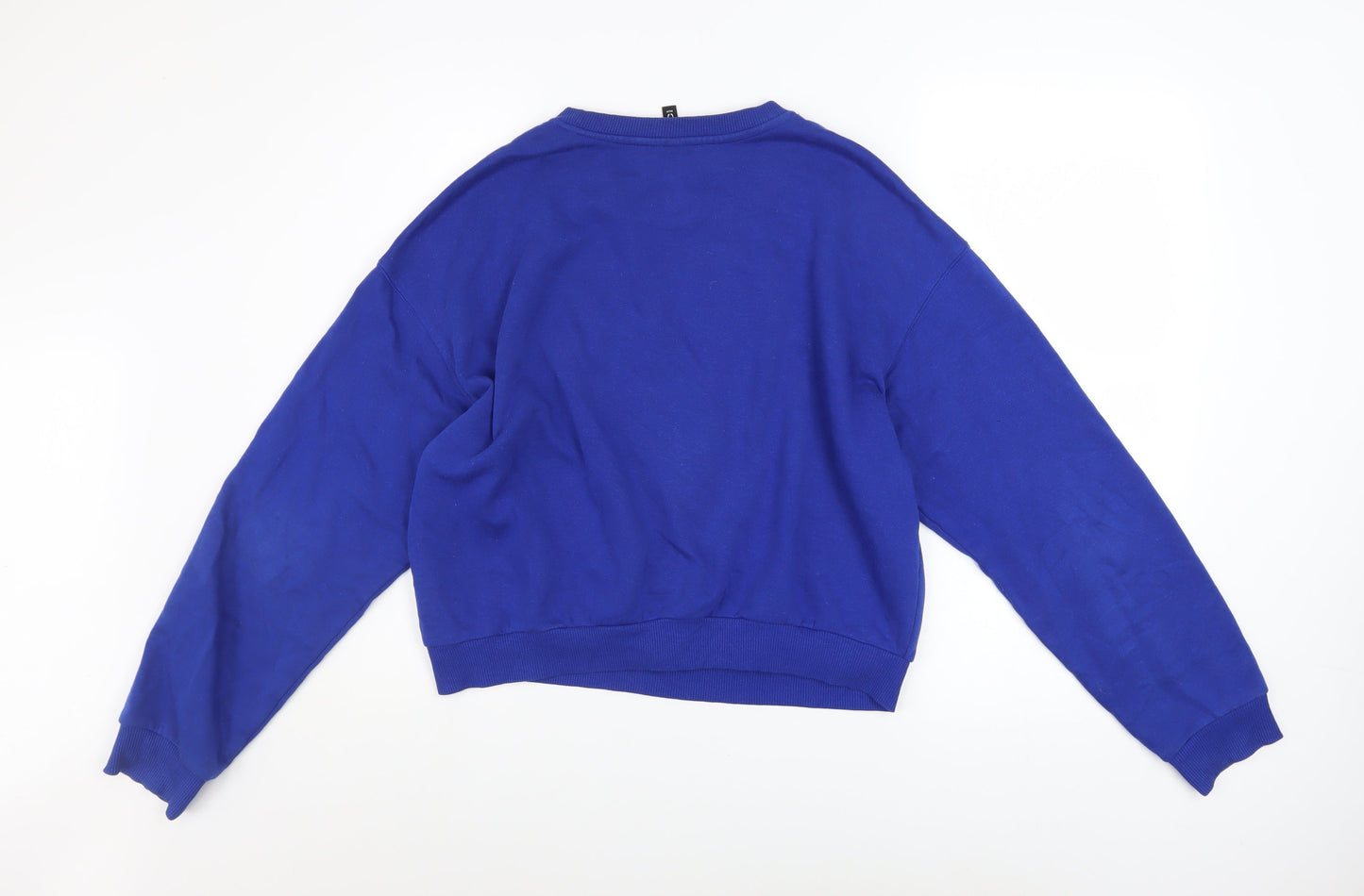 Womens UK Size M H&M Blue Pullover Sweatshirt