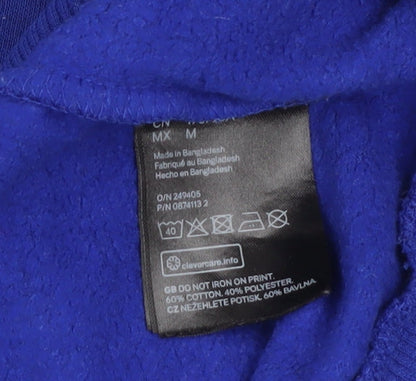 Womens UK Size M H&M Blue Pullover Sweatshirt