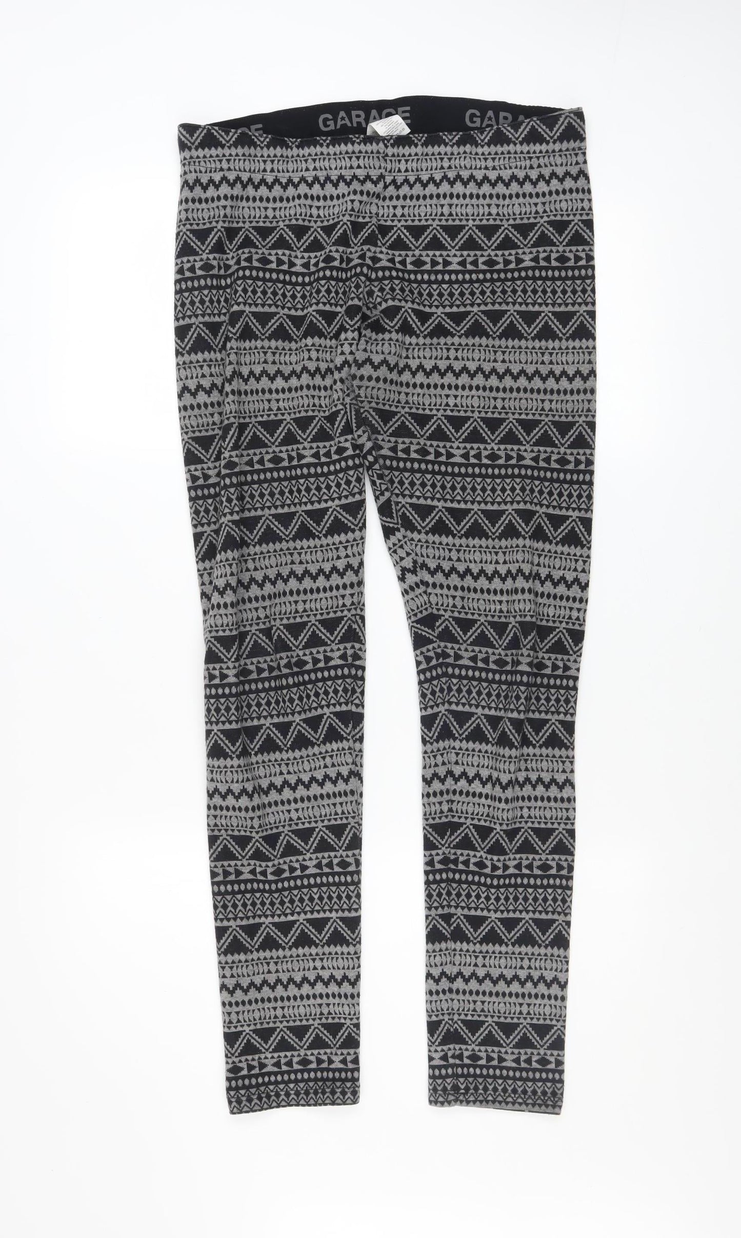 Womens UK Size M Garage  Ankle Black Leggings