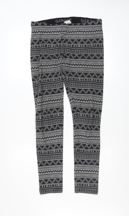 Womens UK Size M Garage  Ankle Black Leggings