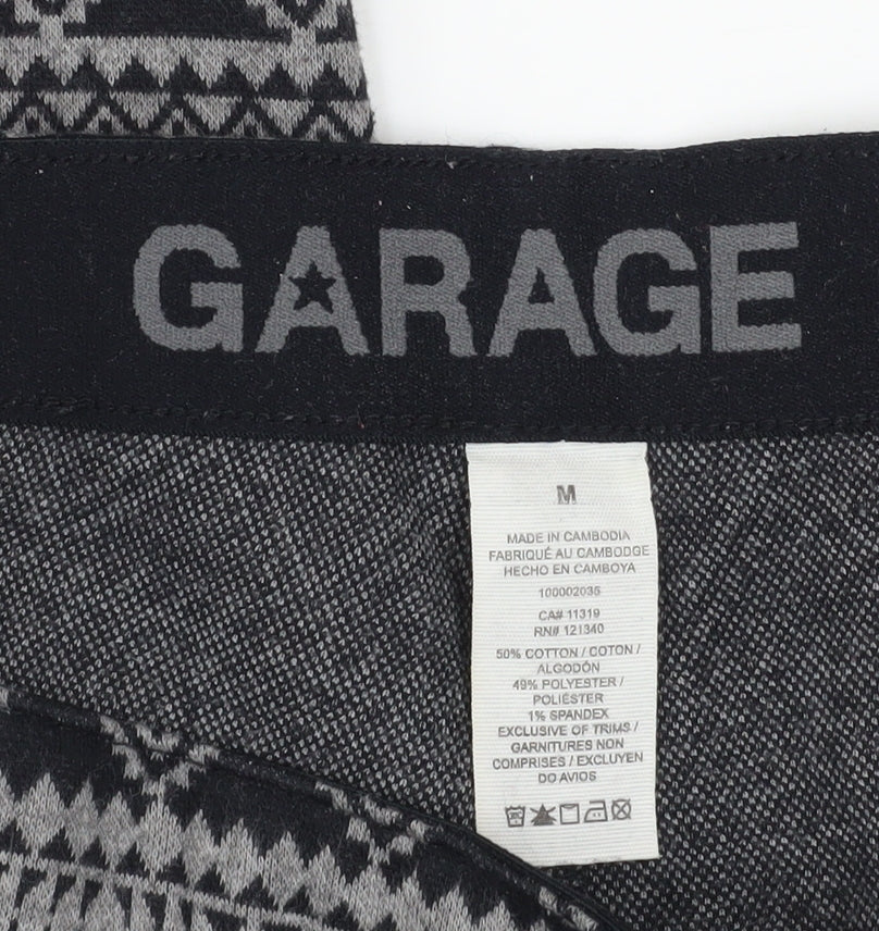 Womens UK Size M Garage  Ankle Black Leggings