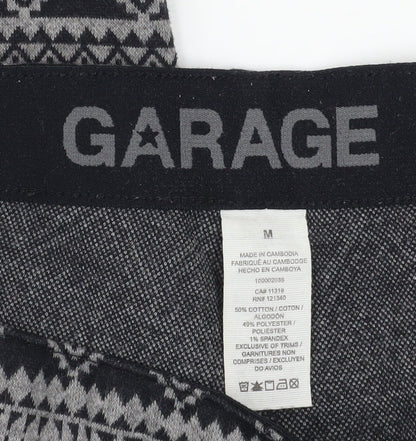 Womens UK Size M Garage  Ankle Black Leggings