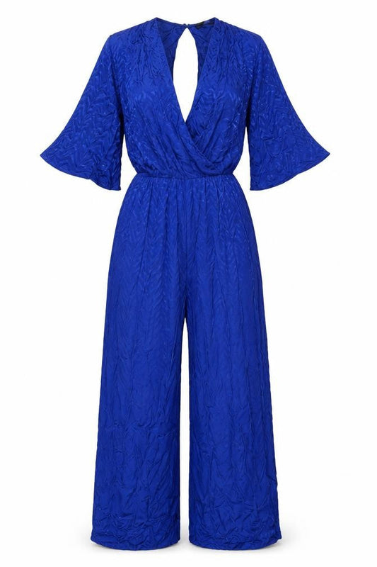 Womens UK Size XS Zara One-Piece Blue Jumpsuit