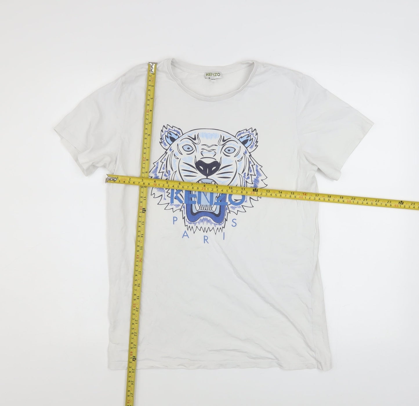Boys UK Size 15-16 Years KENZO White Basic T-Shirt