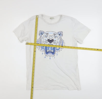 Boys UK Size 15-16 Years KENZO White Basic T-Shirt