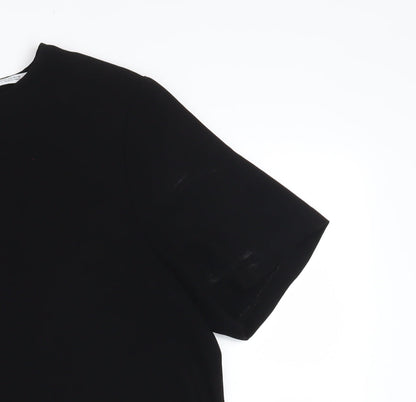 Womens UK Size 18 Zara Black Basic Blouse