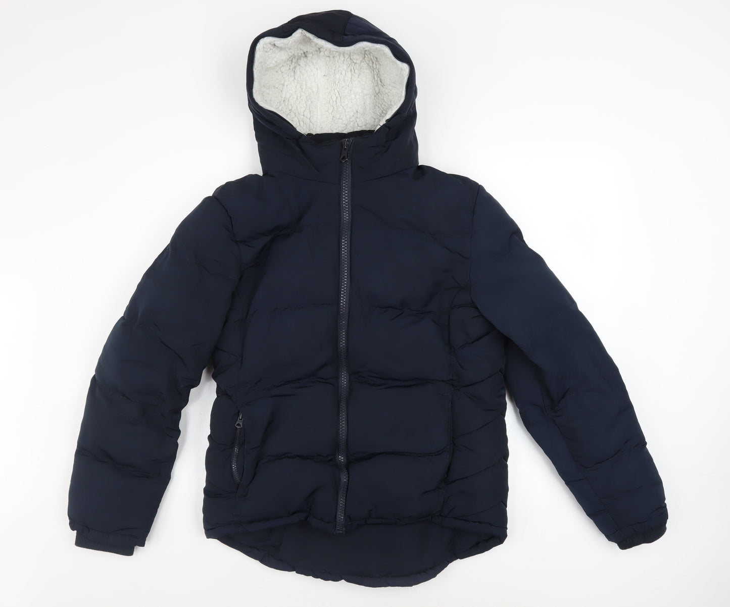 Womens UK Size 10 SoulCal & Co Blue Puffer Jacket