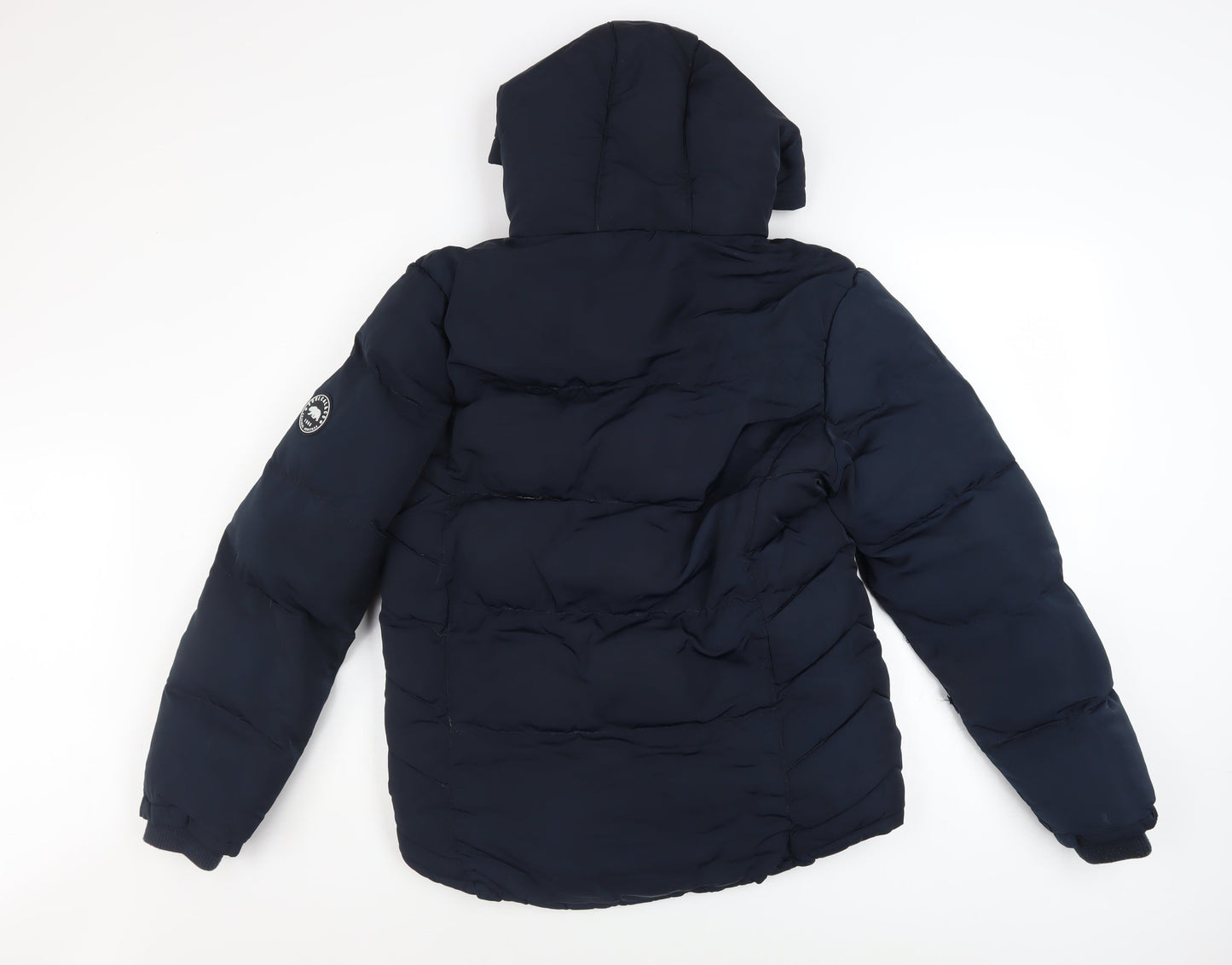 Womens UK Size 10 SoulCal & Co Blue Puffer Jacket